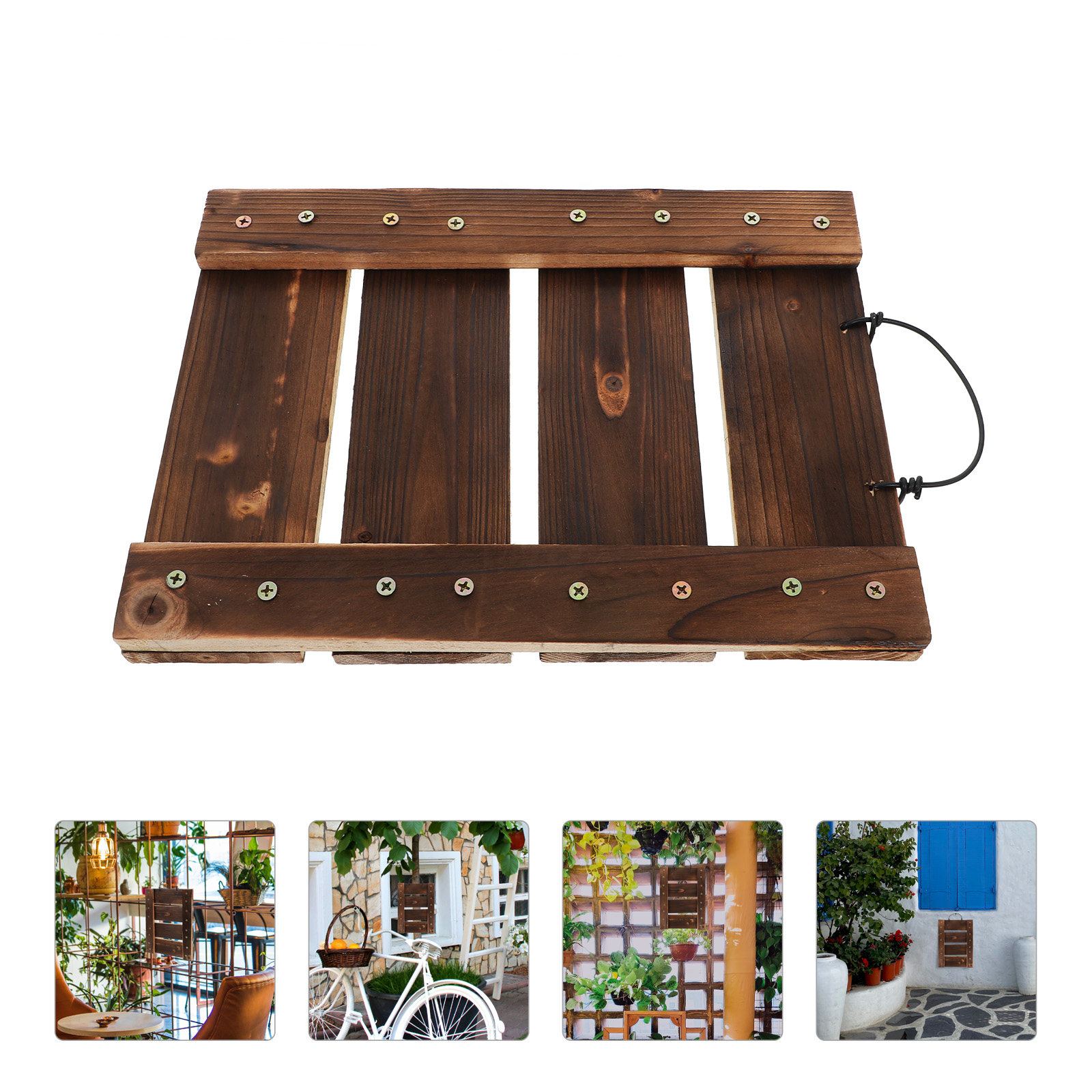 Vertical Wall Planter - Pot Dinding Kayu, Papan Pemasangan untuk