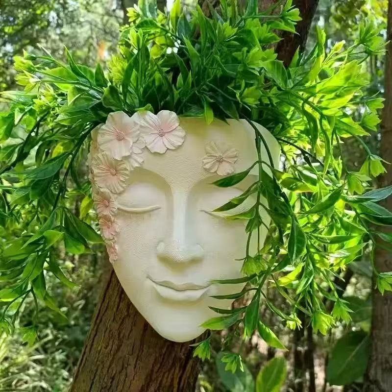 Vertical Wall Planter - Pot Bunga Wajah Terpasang Di Dinding