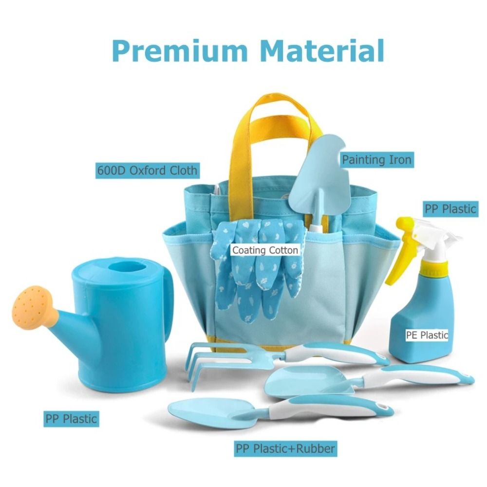 Gardening Tools For Toddlers - Set Peralatan Kebun Warna Permen untuk