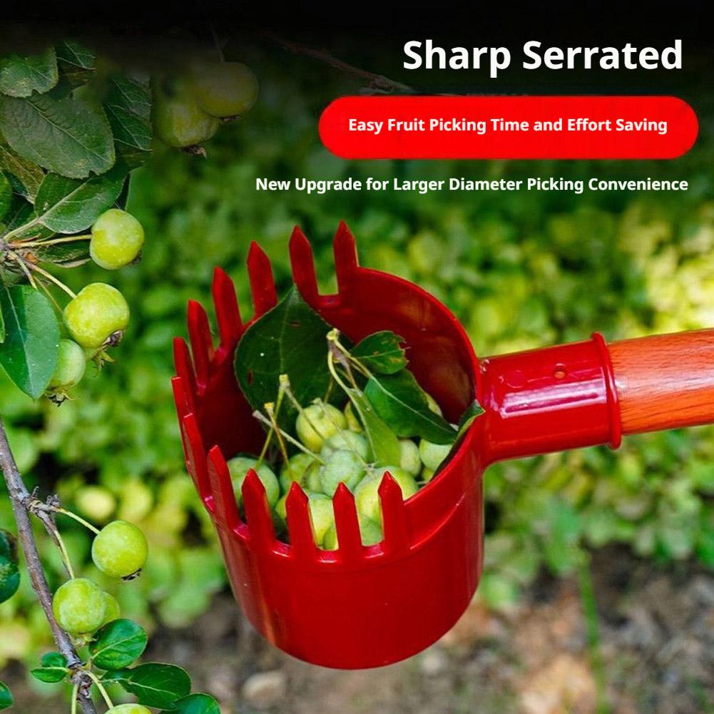 Gardening Tools Basket - Alat Pemetik Buah Portabel dengan Keranjang,