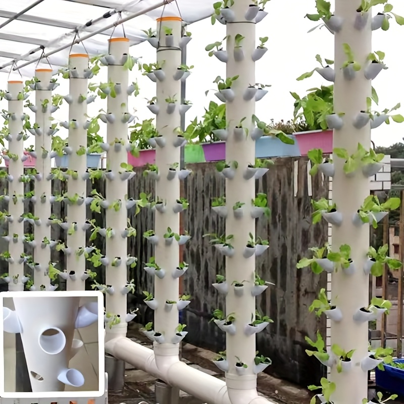 Vertical Wall Planter - 10Set DIY Pot Hidroponik untuk Hidroponik
