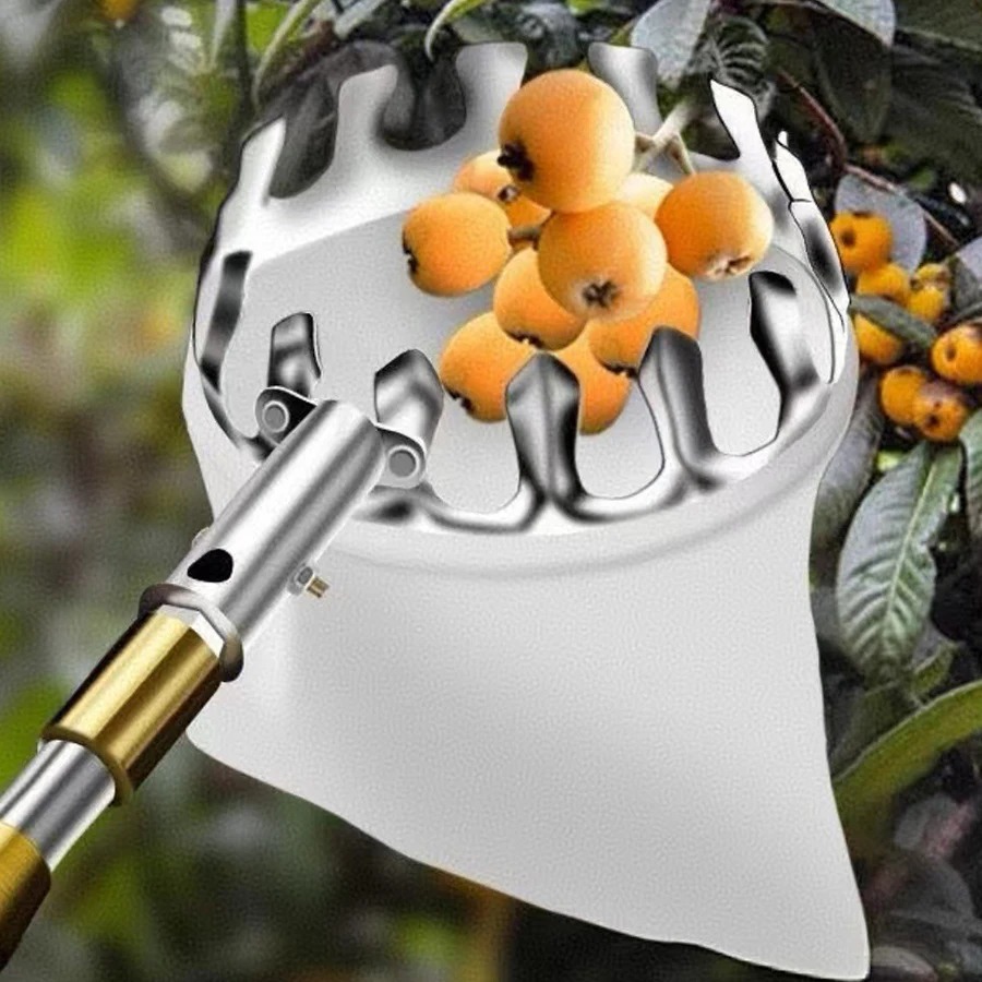 Gardening Tools Basket - Alat Pemetik Buah Profesional, Keranjang Jaring