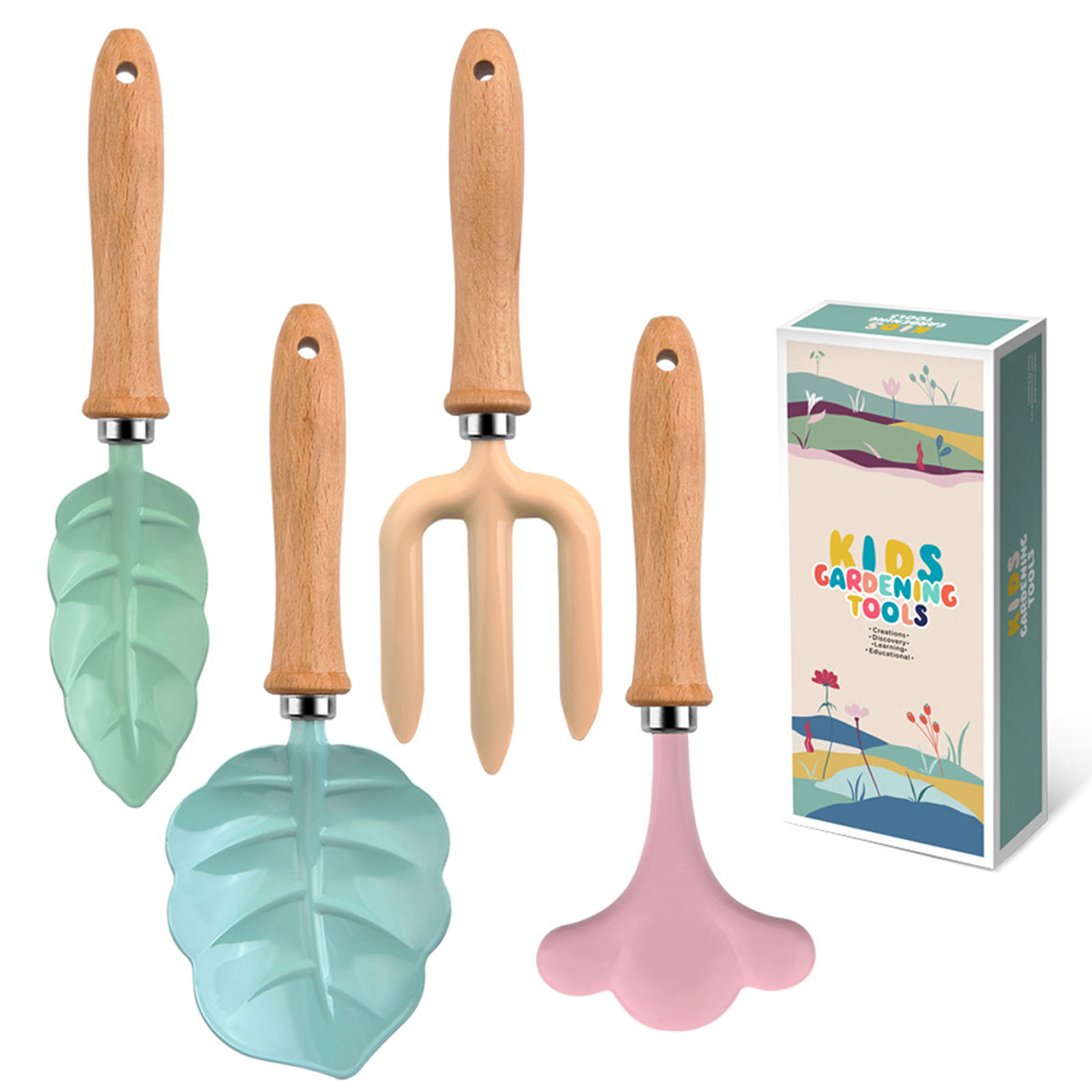 Gardening Tools Girls - Set alat tukang kebun kecil, warna-warni