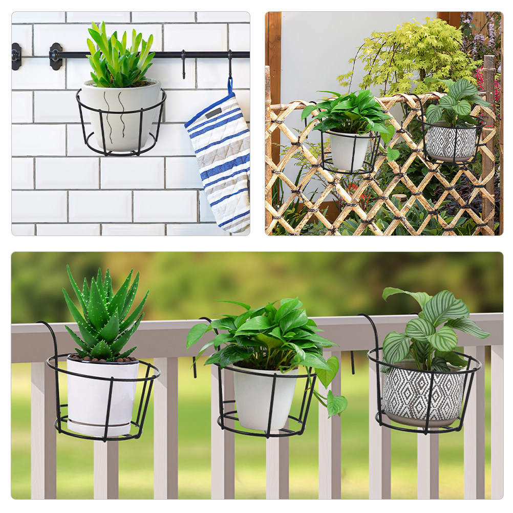 4 Buah Rak Pot Bunga Gantung B - Hanging Planter Basket ulasan dan harga