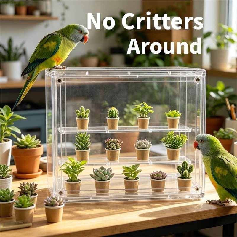 WORTHOWN-Rumah Kaca Mini Dalam - Greenhouse Mini Indoor ulasan dan harga