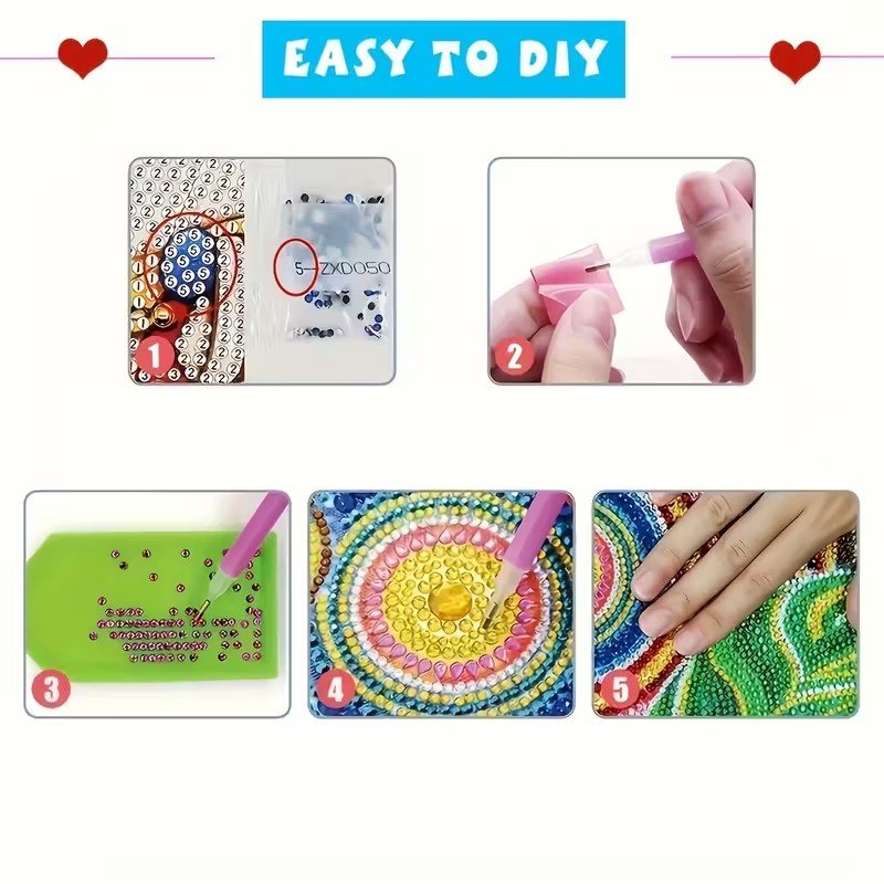 6 Buah/Kit Kit Lukisan Berlian - Gardening Tools Diy ulasan dan harga