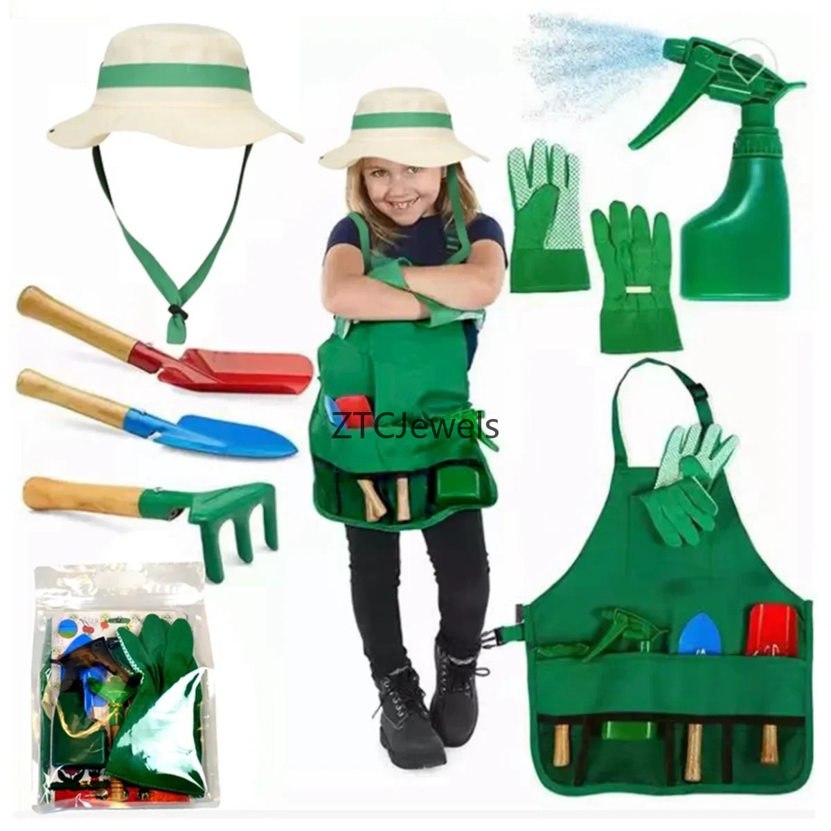 Set Alat Apron Kebun Anak deng - Gardening Tools Girls ulasan dan harga