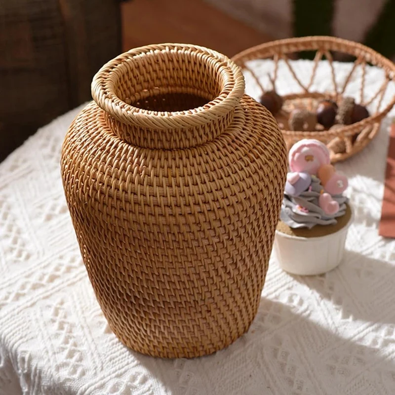 Keranjang Anyaman Pot Bunga Ga - Hanging Planter Basket ulasan dan harga