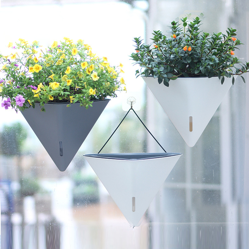Pot Bunga Segitiga Gantung Din - Vertical Wall Planter ulasan dan harga