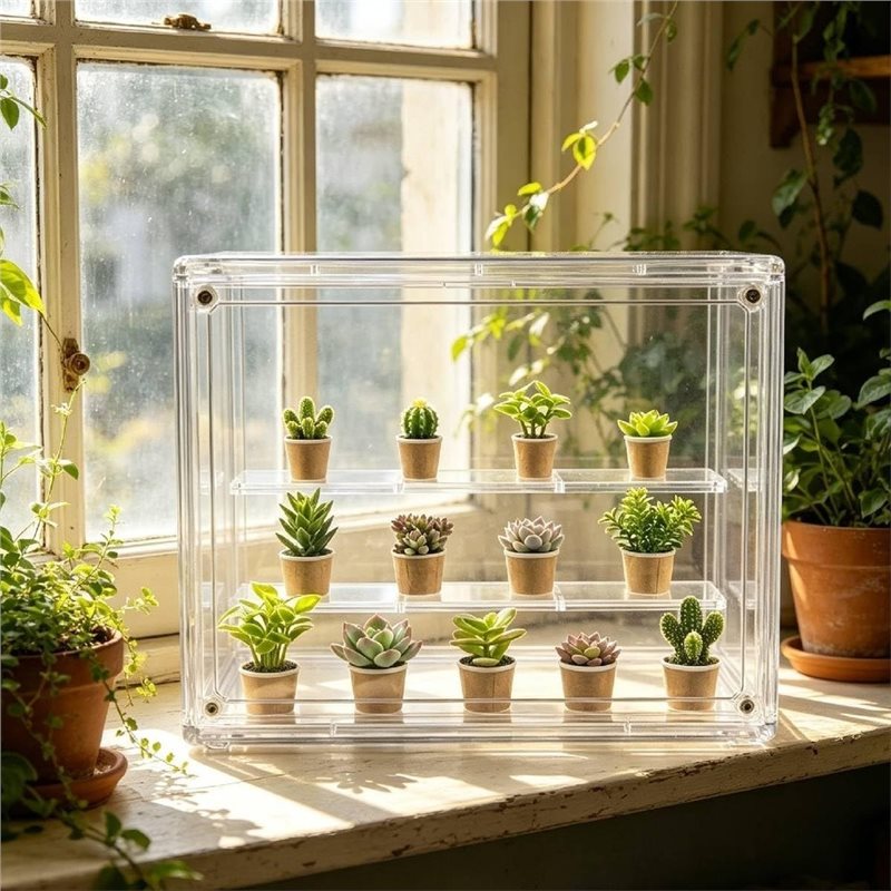 Rumah Kaca Mini LLCS untuk Dal - Greenhouse Mini Indoor ulasan dan harga