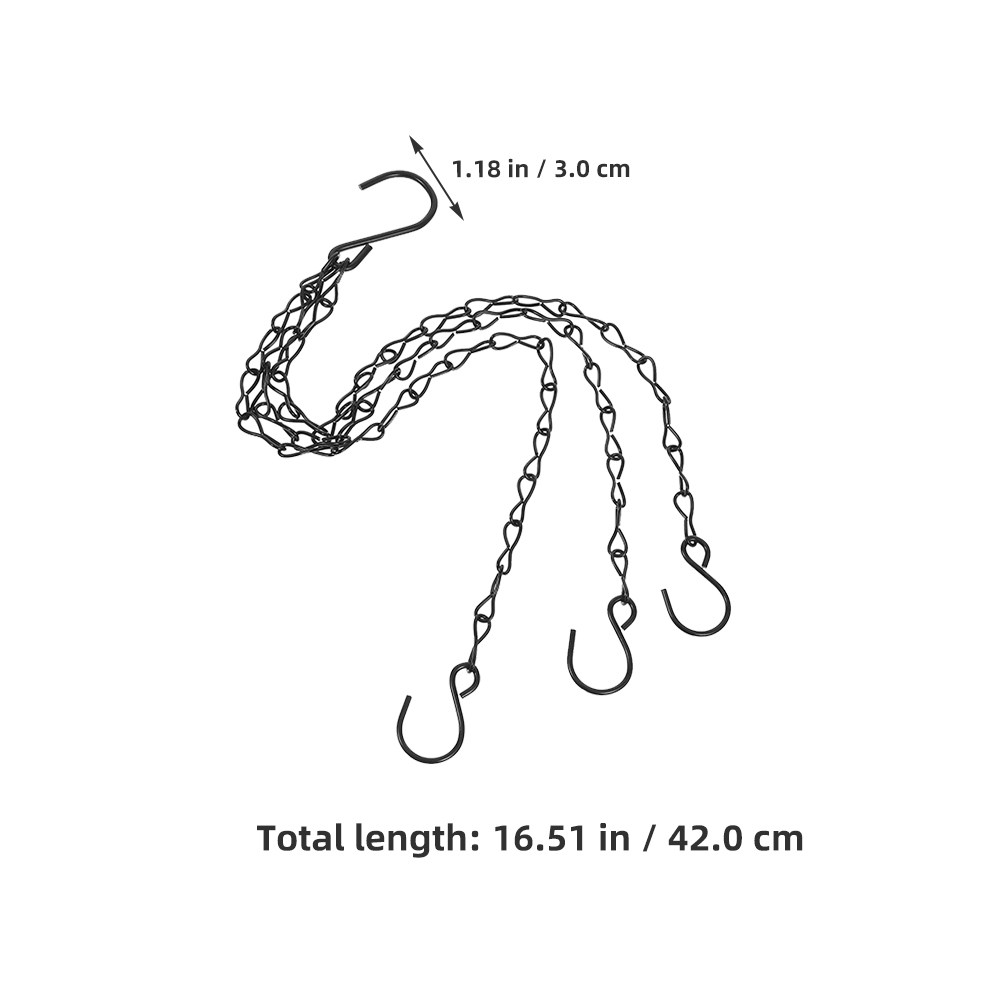 3Pcs Set Rantai Gantung Keranj - Hanging Planter Basket ulasan dan harga