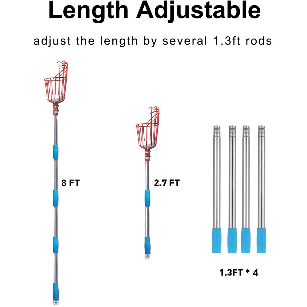 Pemetik Buah 260cm, Keranjang  - Gardening Tools Basket ulasan dan harga